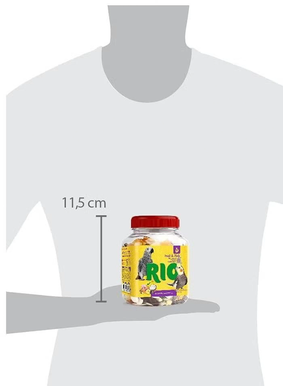 RIO Fruit And Nuts Mix Natural Treats For Birds 160g-1-1