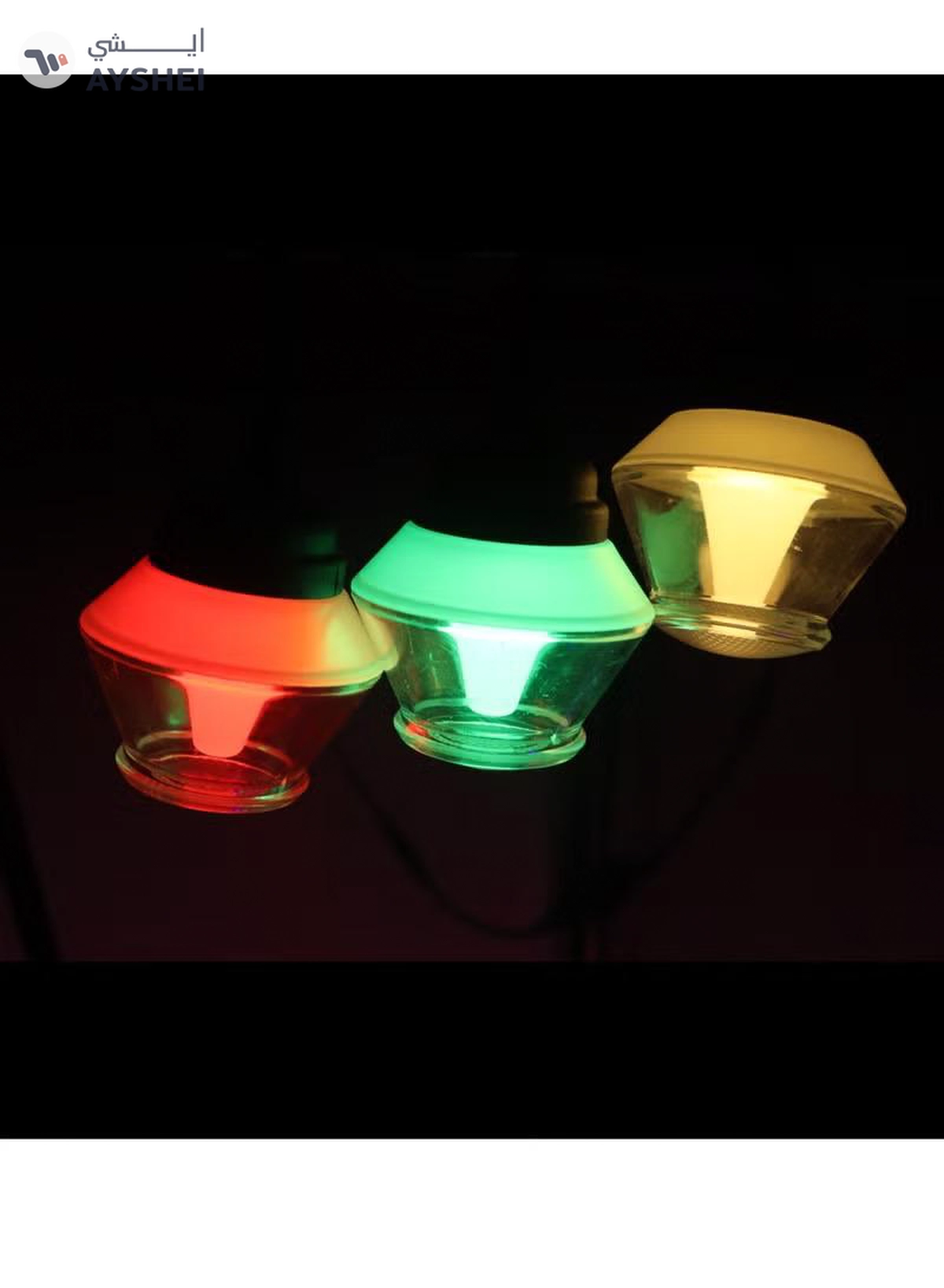 Yuwell Ramadan Lights 10 Led Light Fairy String Lights RGB Lights Outdoor Courtyard Light For Garden Party Decor Light 5 Meter Outdoor String Lights Ramadan Decorations Lights-2-2