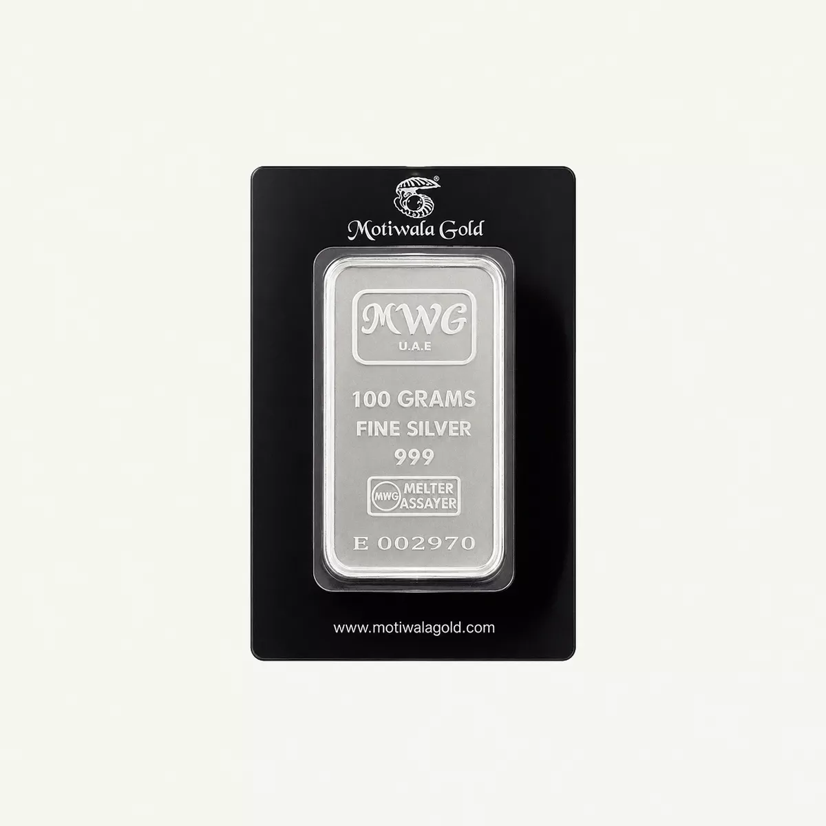 Motiwala Gold 999 Silver Bar - 100g