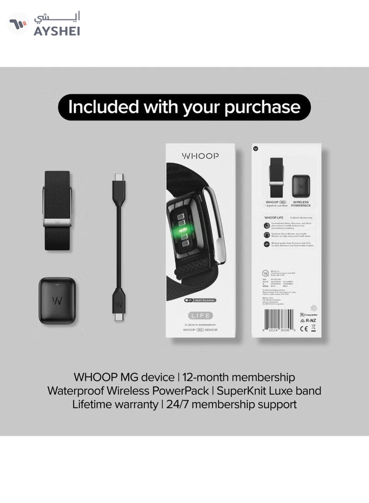 Whoop Life – 12-Month Membership – 5.0 – Health & Fitness Tracker – Blood Pressure Insights-3-3