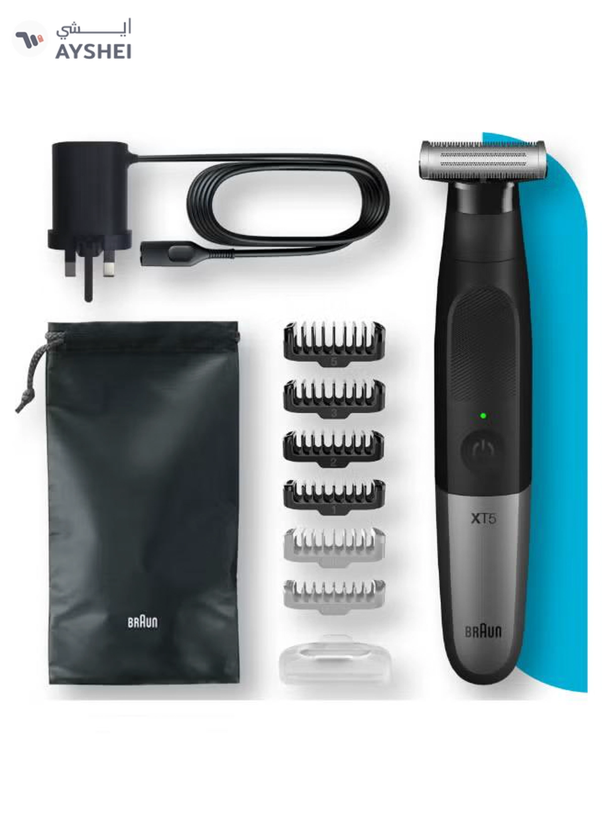 BRAUN Series Xt5 – Beard Trimmer, Electric Razor For Men, Xt5200 Black-1-1
