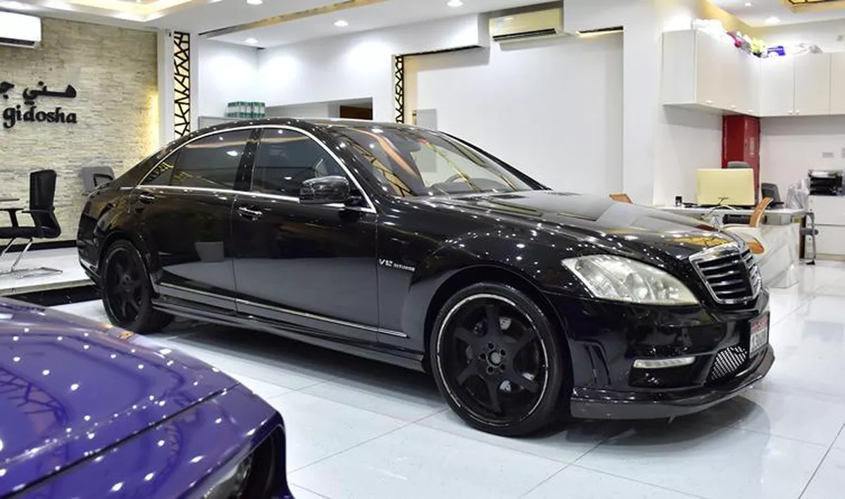 Mercedes Benz S600 AMG V12 ( 2008 Model ) in Black Color Japanese Specs-6-6