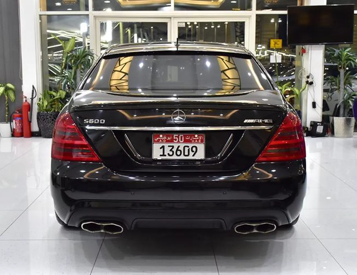 Mercedes Benz S600 AMG V12 ( 2008 Model ) in Black Color Japanese Specs-4-4