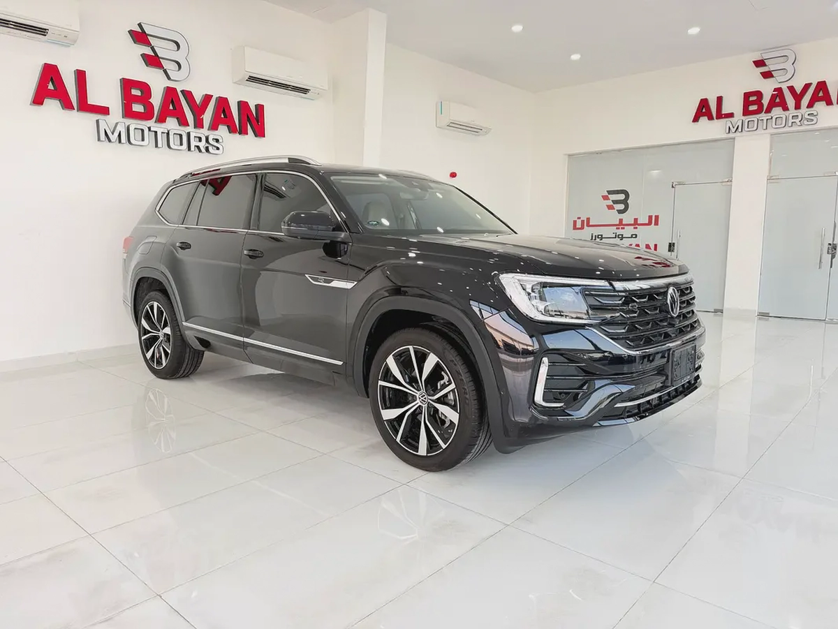 فولكسفاغن تيرامونت ار لاين اسود / بيج خليجي 2025 Volkswagen Teramont R-Line | GCC Specs | Brand New-15-15