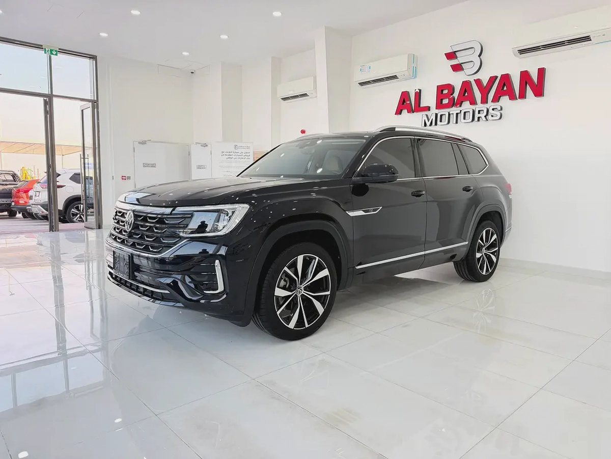 فولكسفاغن تيرامونت ار لاين اسود / بيج خليجي 2025 Volkswagen Teramont R-Line | GCC Specs | Brand New-1-1