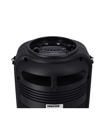 GEEPAS Rechargeable Portable Speaker With 1800 mAh Huge Battery GMS11186 Black-4