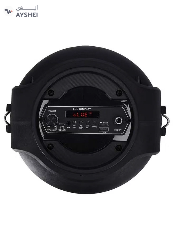 GEEPAS Rechargeable Portable Speaker With 1800 mAh Huge Battery GMS11186 Black