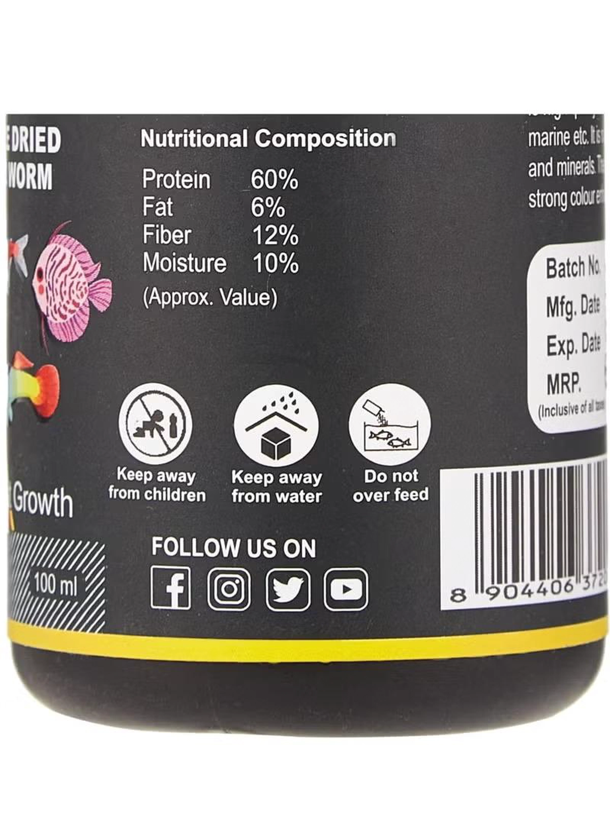  Horizon Eagle Freeze Dried Blood Worms - 100 ml-3-3
