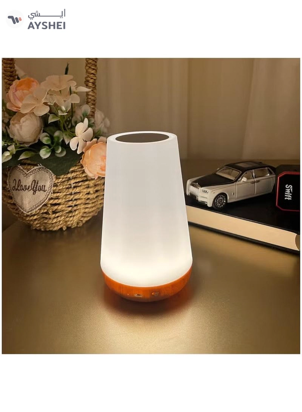 FEND Bedside Table Lamp, Children's Night Light with Remote and Touch Control, Dimmable LED Colour Lamps for Bedroom, Kids Room, Portable Camping Lamp