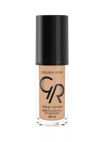 Golden Rose Total Cover 2-In-1 Foundation And Concealer SPF 15 15 Warm Sand-0