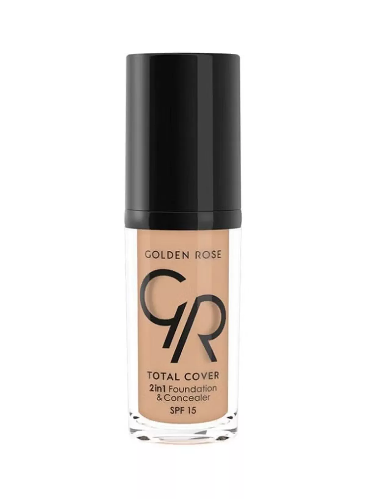 Golden Rose Total Cover 2-In-1 Foundation And Concealer SPF 15 15 Warm Sand