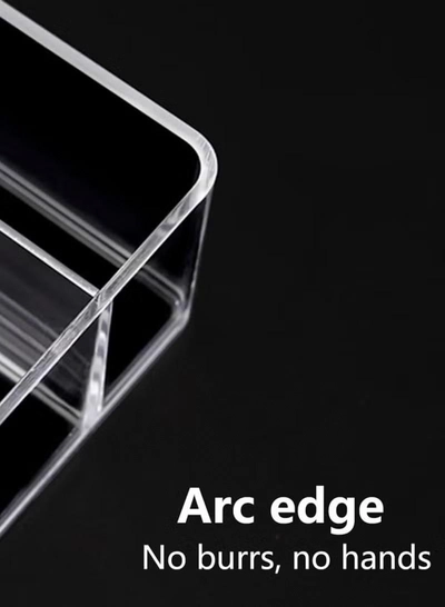Eworld 7-Compartment Acrylic Cosmetic Organizer, Makeup Storage Display Box-2