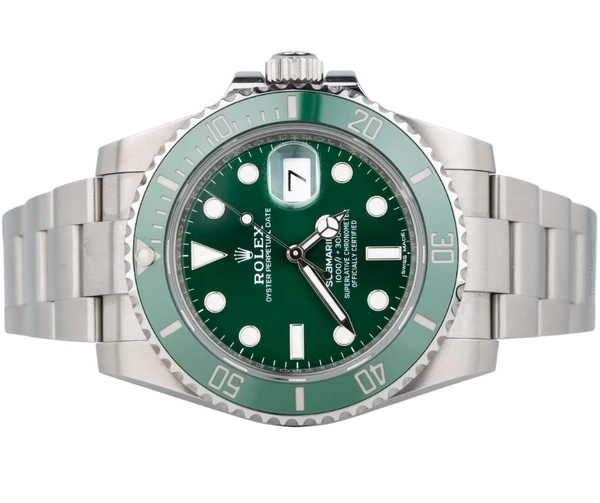 Rolex Submariner Date | Green Dial with Green Bezel Discontinued Model | Used (Good) | Original box | No original papers