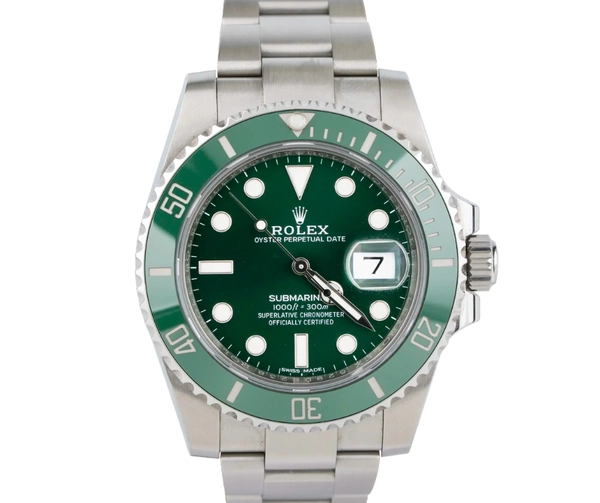 Rolex Submariner Date | Green Dial with Green Bezel Discontinued Model | Used (Good) | Original box | No original papers