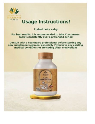 MARHAM HERBAL Curcumarm Chewable Tablet: Supplement for Supporting Immunity-3