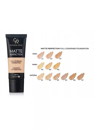 Golden Rose GR Matte Perfection Foundation No-Warm 5-1