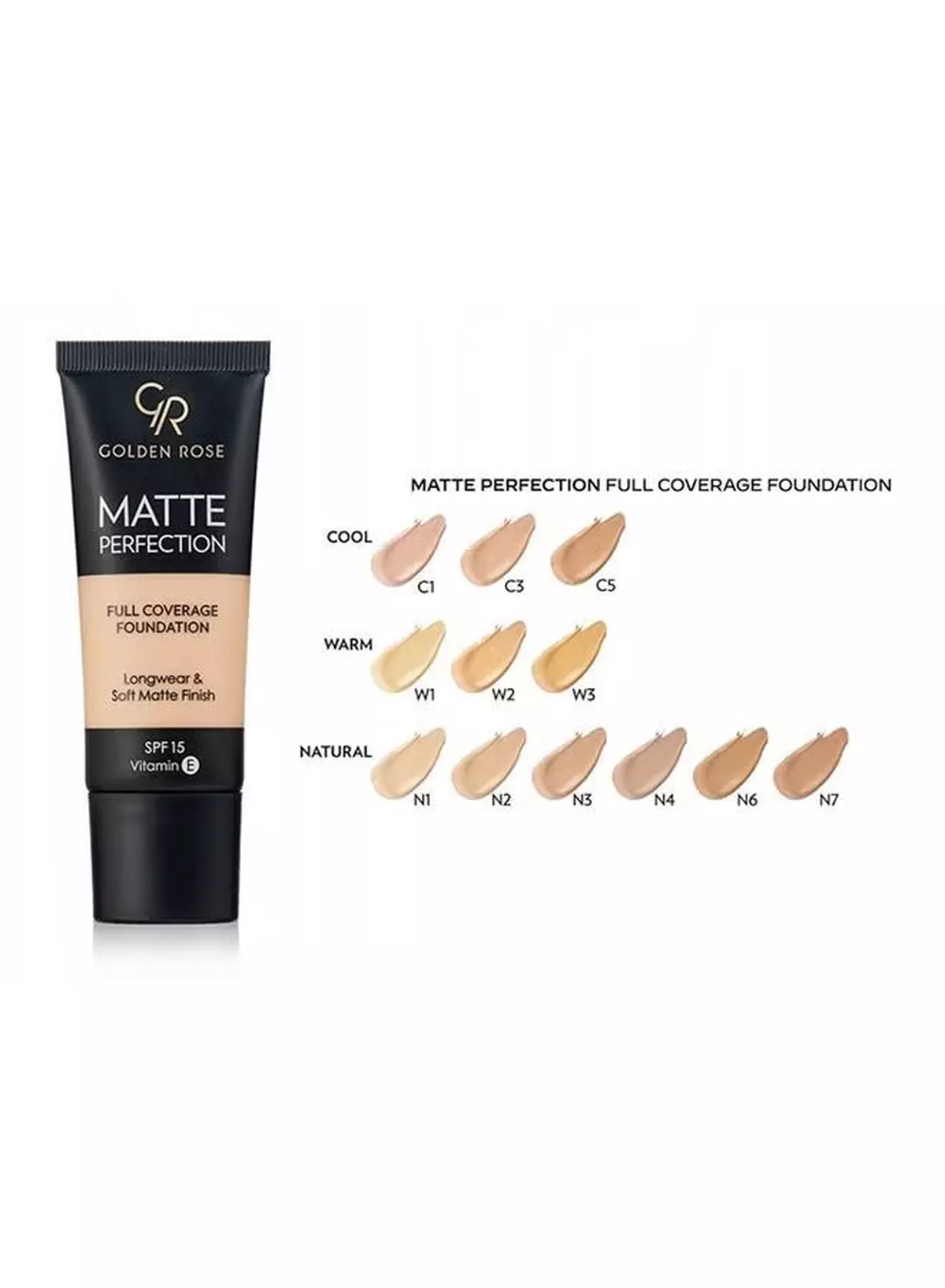 Golden Rose GR Matte Perfection Foundation No-Warm 5-1-1