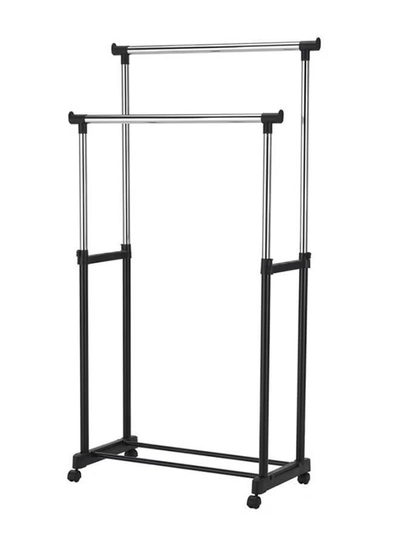 DOUBLE POLE Garment Organizer Black/Sliver 90cm-0