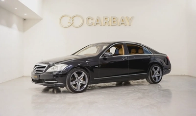 AED 599 | MERCEDES S550 2012 | PRISTINE CONDITION | WELL MAINTAINED | 1 YEAR WARRANTY-0