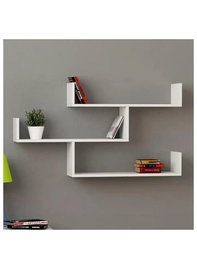 Eworld Set of 3 Wall Mounted Floating Shelf for Decorative and other Stuff-1