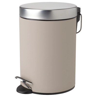 EKOLN Waste bin, beige, 3 l-0