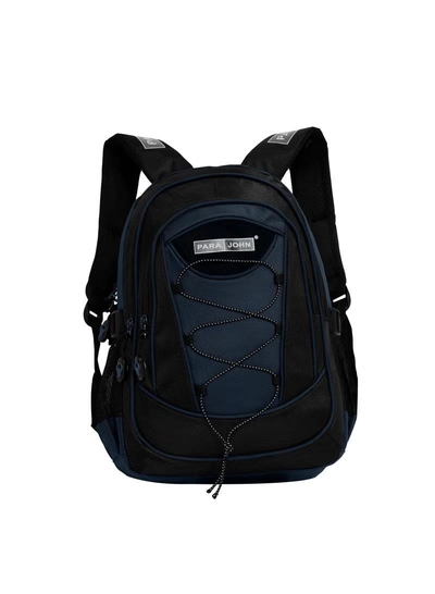 PARAJOHN Classic Students School Backpack Navy-0