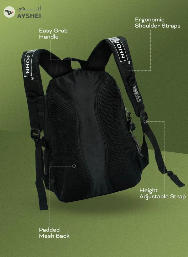 PARAJOHN Classic Students School Backpack Navy