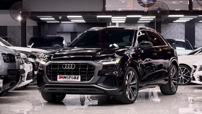 2019 GCC AUDI Q8 55TFSI S-LINE AGENCY SERVICE HISTORY GCC SPECS-0