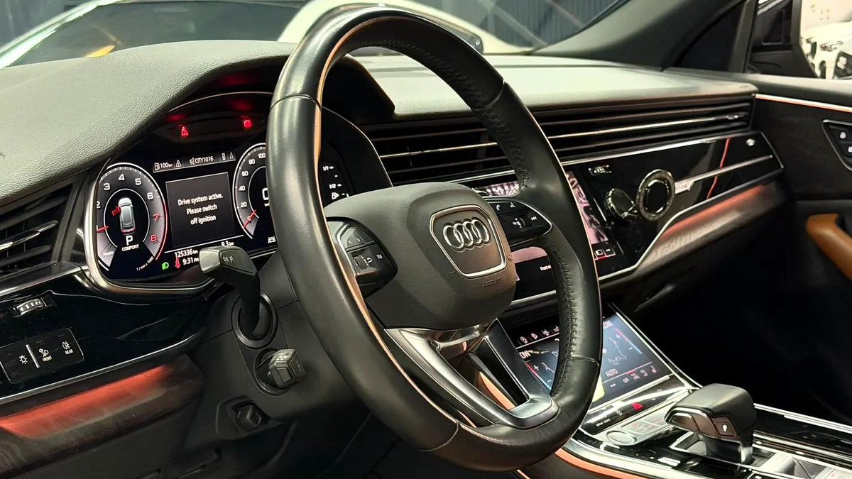 2019 GCC AUDI Q8 55TFSI S-LINE AGENCY SERVICE HISTORY GCC SPECS-2-2