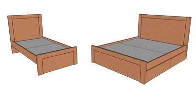 Terra Box Drawer Storage Bed-1