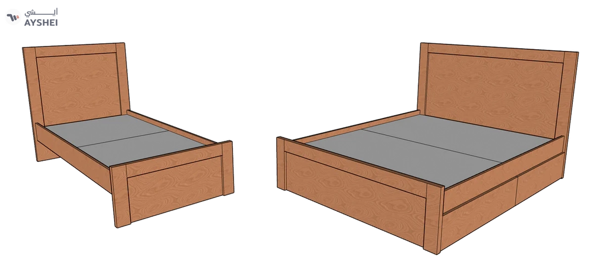 Terra Box Drawer Storage Bed-1-1
