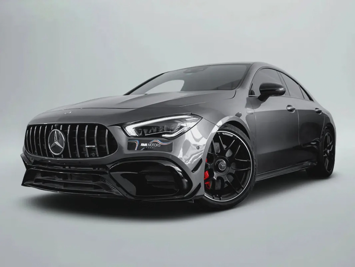 3,838 AED / 60 months | 0% DP | 2021 Mercedes Benz CLA 45s AMG / Full Mercedes Service History-4-4