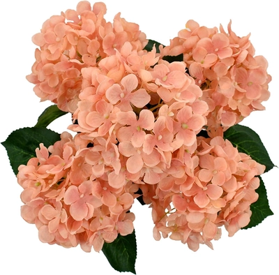 Yatai Artificial Hydrangea Flowers Plants 5/Heads Gift For Anniversary Party Birthday Wedding-0