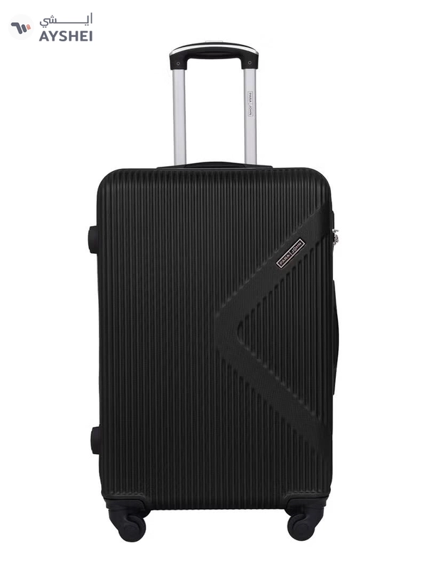 PARAJOHN Neutro 3 Pieces ABS Luggage Trolley Set - Black