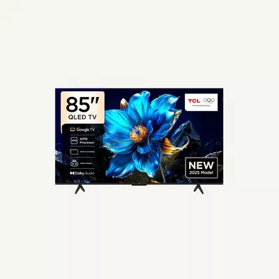 TCL 85-Inch P7K QLED 4K UHD Smart TV | Google TV, 60Hz, HDR10+, Dolby Vision & Atmos, AiPQ Processor, Game Master, DTS Virtual:X, Slim Uni-body (2025 Model) 85P7K Black-0