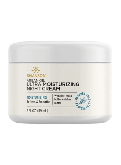 Swanson Argan Oil Ultra Moisturizing Night Cream 2 fl Ounce (59 ml) Cream-0