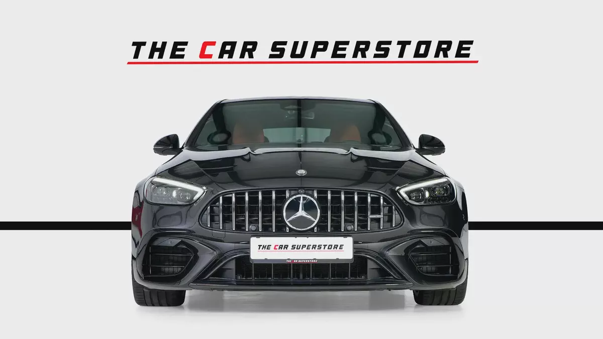 Mercedes Benz C63S E Performance-827 KMS ONLY-Graphite Grey Metallic-The Best Sports Sedan-2-2