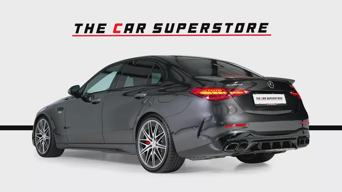 Mercedes Benz C63S E Performance-827 KMS ONLY-Graphite Grey Metallic-The Best Sports Sedan-5-5