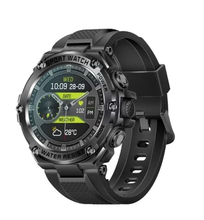PROMATE Smart Watch, Round-Screen BT 5.1 Fitness Tracker With 1.53 Inch TFT Display-0