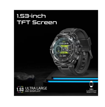 PROMATE Smart Watch, Round-Screen BT 5.1 Fitness Tracker With 1.53 Inch TFT Display-2