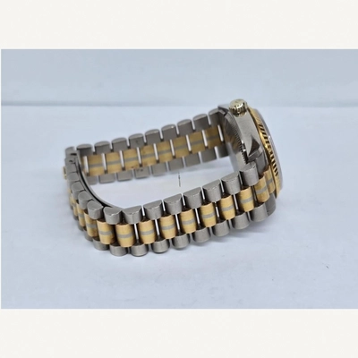 Rolex Datejust 31 | 31mm Tridor Full Gold with Champagne Jubilee Diamond Dial | Used (Good) | Original box | No original papers-4