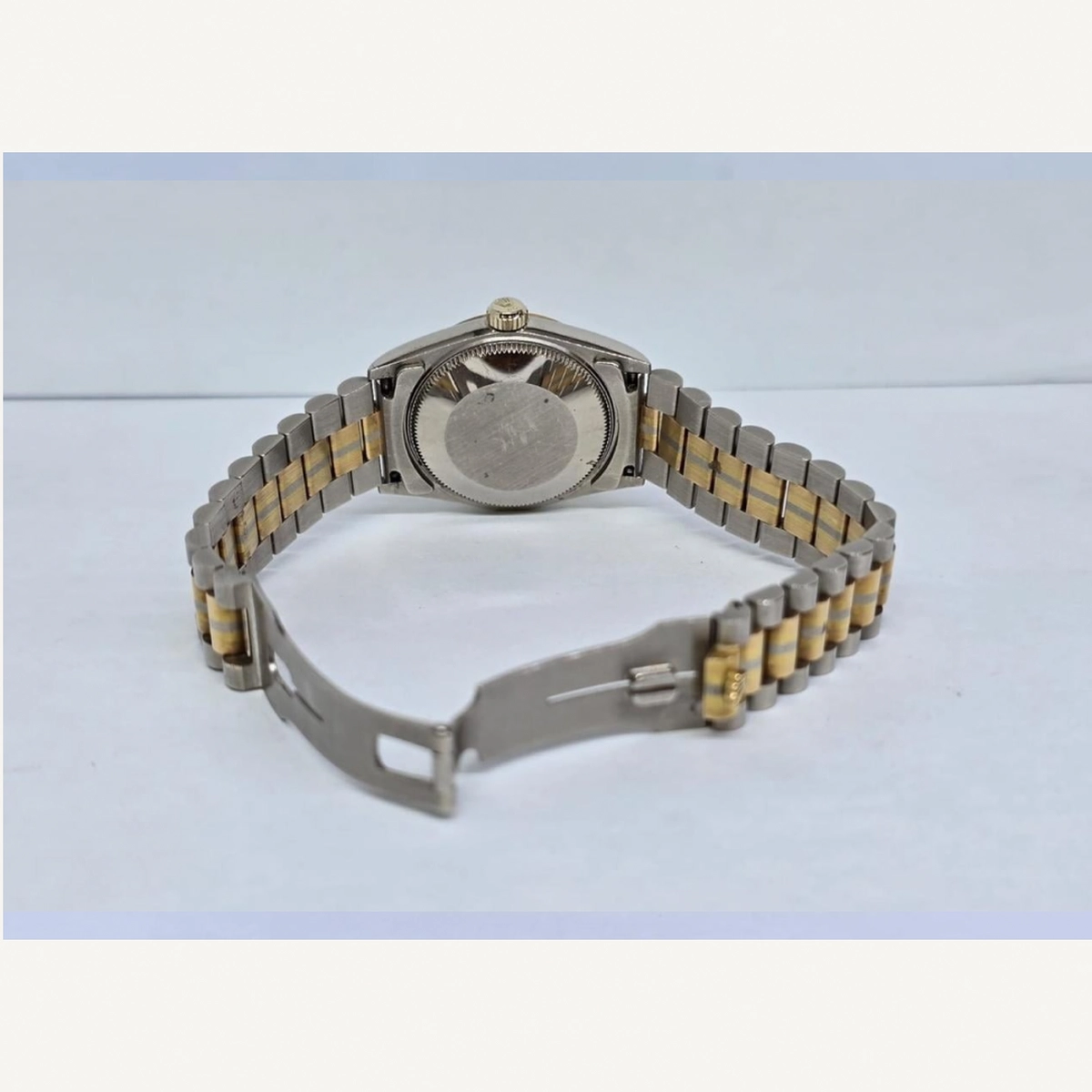 Rolex Datejust 31 | 31mm Tridor Full Gold with Champagne Jubilee Diamond Dial | Used (Good) | Original box | No original papers-3-3