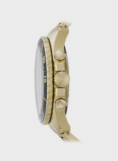 Fossil Men's Water Resistant Chronograph Watch FS5727 - 46 mm - Gold-1