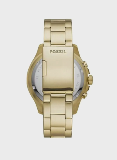 Fossil Men's Water Resistant Chronograph Watch FS5727 - 46 mm - Gold-2