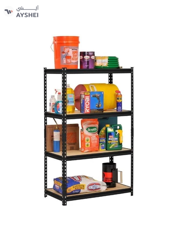 DubaiGallery Equipment Storage Organizer Rack, 4 Shelves