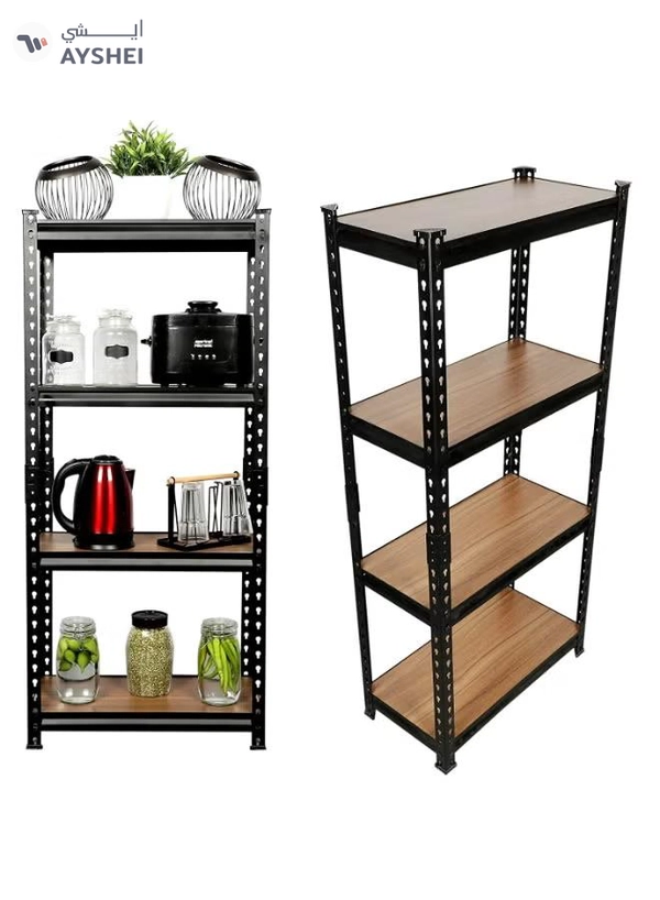 DubaiGallery Equipment Storage Organizer Rack, 4 Shelves