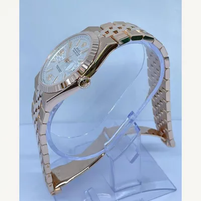 Rolex Land-Dweller 40mm Full Rose Gold with White Dial | Condition: New | Year of production 2026 | Original box | Original papers-4