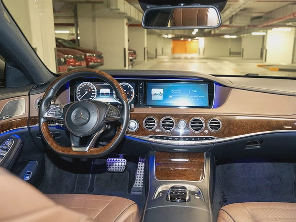 Mercedes S500, GCC specifications, car in excellent condition, No paint and No accidents