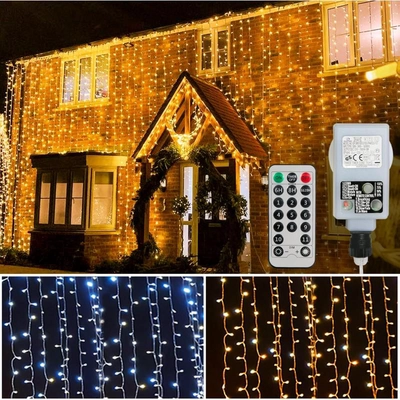 600LEDs 6x3M LIGHT CURTAIN 2in1 COLOR LED LIGHT CURTAIN-0