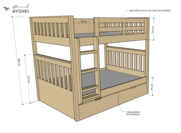 Max Bunk Bed, 90